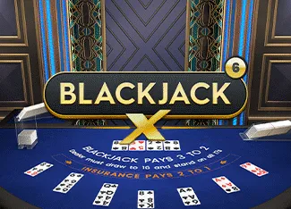 Blackjack X 6 - Azure - PORTBET88